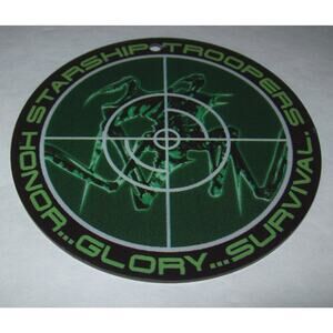 Starship Troopers Pinball KEYCHAIN 1997 Original NOS Large Round Plastic Promo